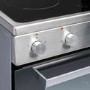 Refurbished electriQ EQEC60S1CERAMIC 60cm Electric Cooker Stainless Steel