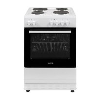 electriQ 60cm Electric Cooker with Sealed Plate Hob - White electriQ 60cm Electric Cooker with Sealed Plate Hob - White