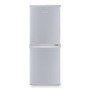 Refurbished electriQ EQFF130SVE Freestanding 155 Litre 50/50 Fridge Freezer Silver