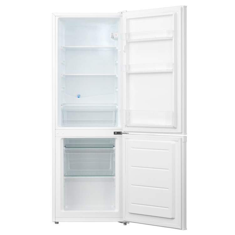 GRADE A3 - electriQ 167 Litre Freestanding Fridge Freezer 60/40 Split A+ Energy Rating 50cm Wide - White