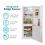 GRADE A3 - electriQ 167 Litre Freestanding Fridge Freezer 60/40 Split A+ Energy Rating 50cm Wide - White