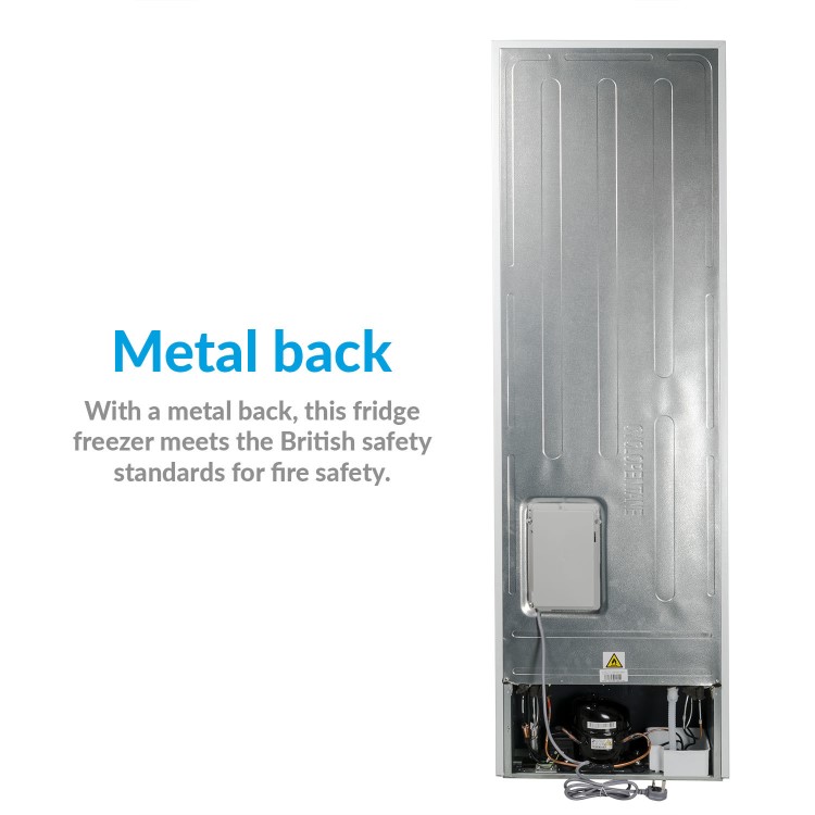 electriQ 50/50 Split Freestanding Frost Free Fridge Freezer - White