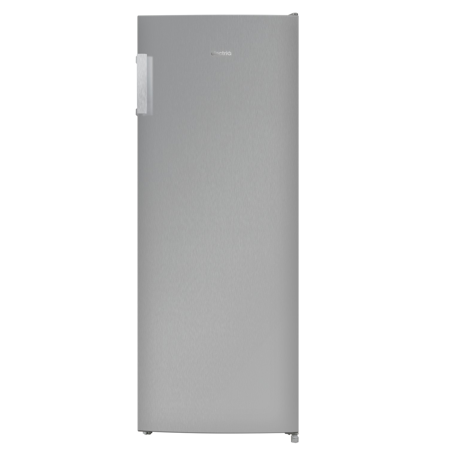 electriQ 166 Litre Freestanding Upright Freezer - Stainless Steel