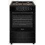 Refurbished electriQ EQGC2B60 60cm Single Cavity Gas Cooker Black