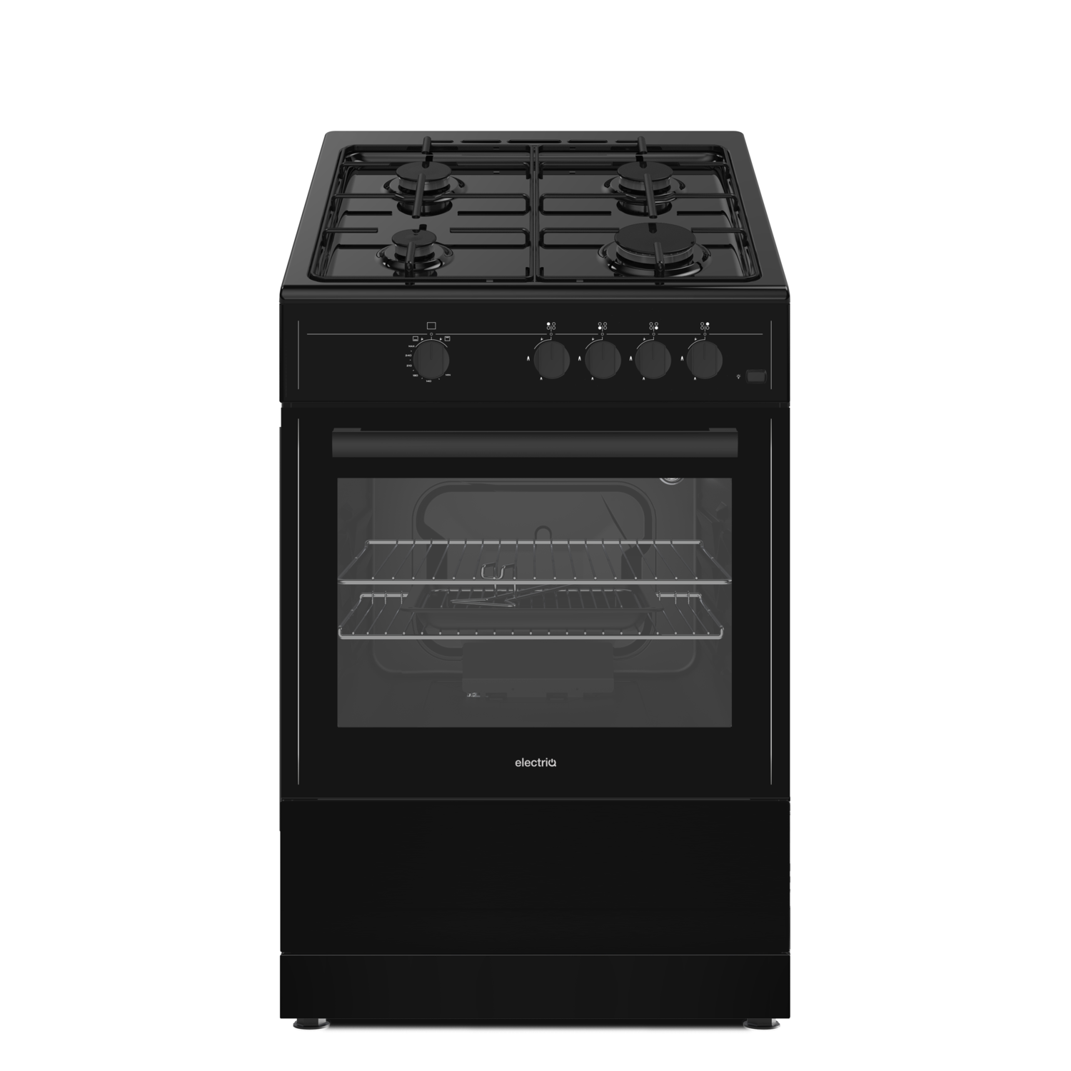 electriQ 60cm Gas Cooker - Black