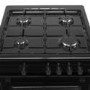 Refurbished electriQ EQGC2B60 60cm Single Cavity Gas Cooker Black