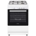 A2/EQGC2W60 Refurbished electriQ EQGC2W60 60cm Single Oven Gas Cooker White