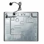 electriQ 60cm 4 Burner Gas on Glass Hob - Black