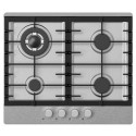 EQGH604CSS electriQ 60cm 4 Burner Gas Hob - Stainless Steel