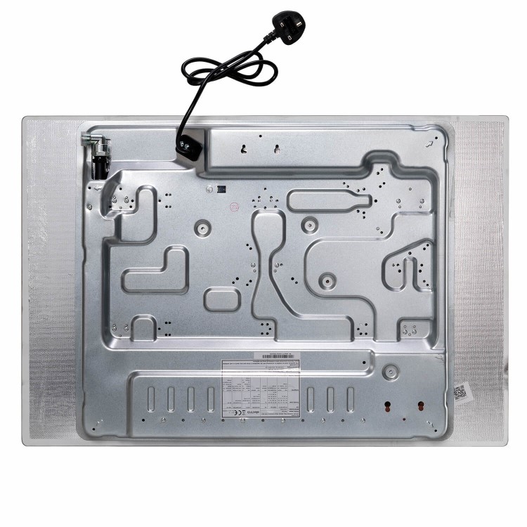 electriQ 75cm Gas on Glass 5 Burner Gas Hob - Black