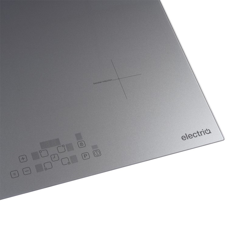 electriQ 60cm 4 Zone Induction Hob - Lunar Grey
