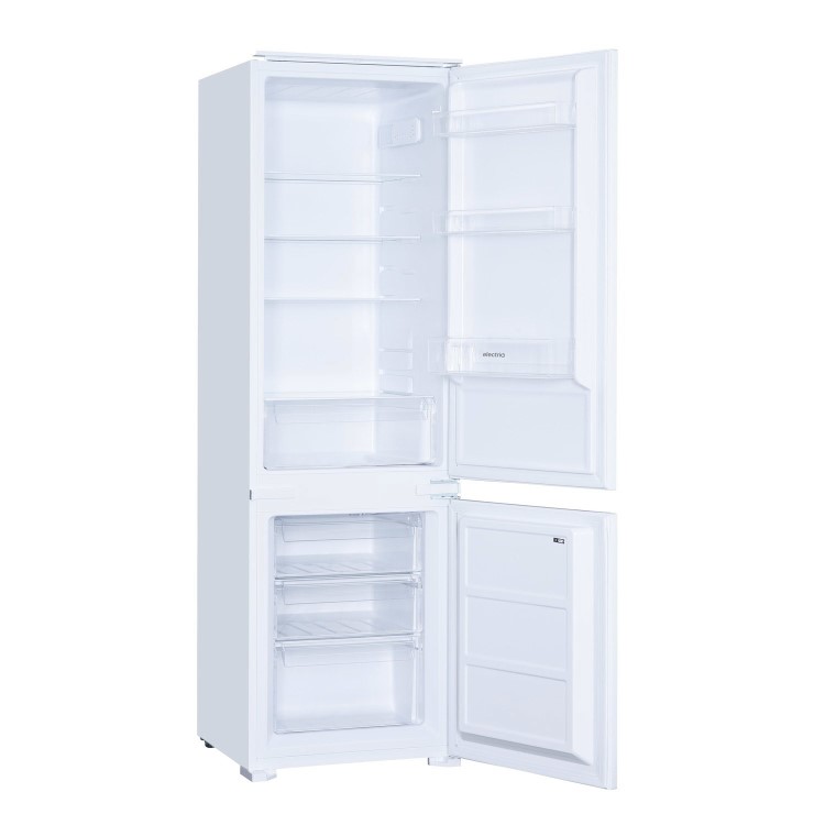Refurbished electriQ EQINTFF7030HVE Integrated 249 Litre 70/30 Fridge Freezer White
