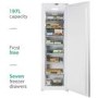 Refurbished electriQ EQINTFREEZERTALL Integrated 197 Litre In Column Freezer