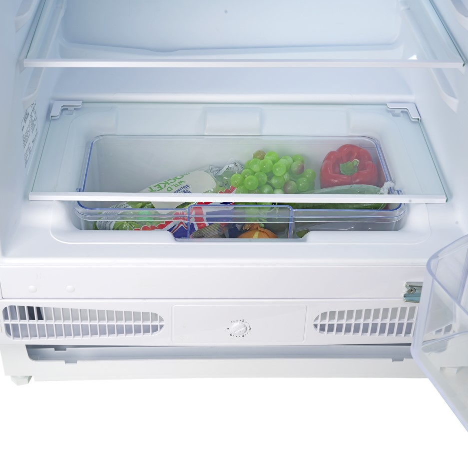 electriQ 115 Litre Integrated Under Counter Fridge With Ice Box 60cm
