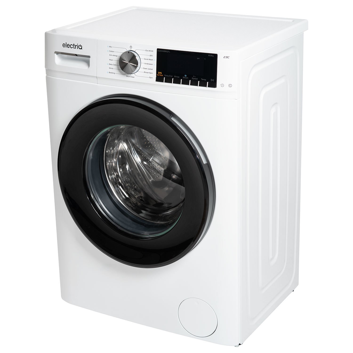 GRADE A1 electriQ 10kg 1400rpm Washing Machine White A1