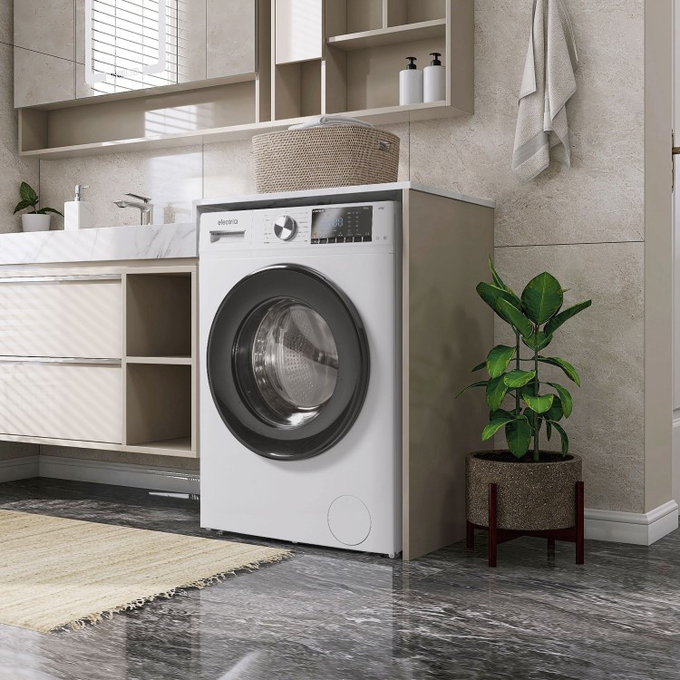 electriQ 10kg 1400rpm Washing Machine - Quiet A-Rated - White