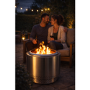 electriQ Smokeless Firepit - Stainless Steel