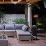 Refurbished electrIQ EQODETALL Freestanding Electric Patio Heater 2kW with 3 Heat Settings