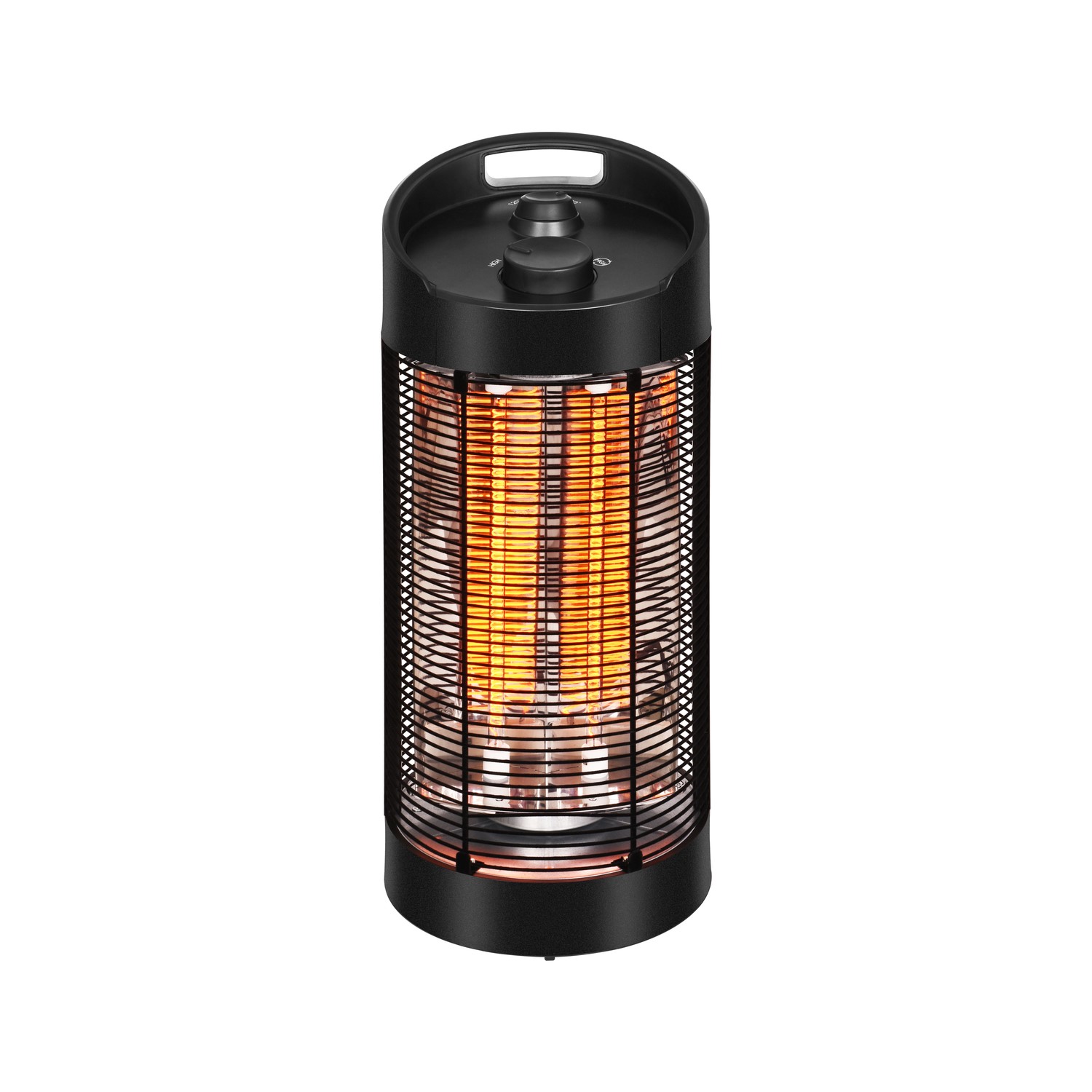 Electriq Table Top Electric Patio Heater 1 2kw With Oscillating Settings Eqodett Appliances Direct - Electric Table Patio Heater
