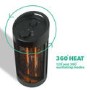 Refurbished electriQ EQODETT Table Top Infrared Electric Indoor and Outdoor Oscillating Heater Black
