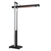 electriQ Freestanding Electric Patio Heater - 1.8kW with 5 Heat Settings Remote and Light