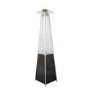 electriQ Pyramid Flame Tower Gas Patio Heater - Black