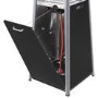 Refurbished electriQ Pyramid Flame Tower Outdoor Gas Patio Heater Black