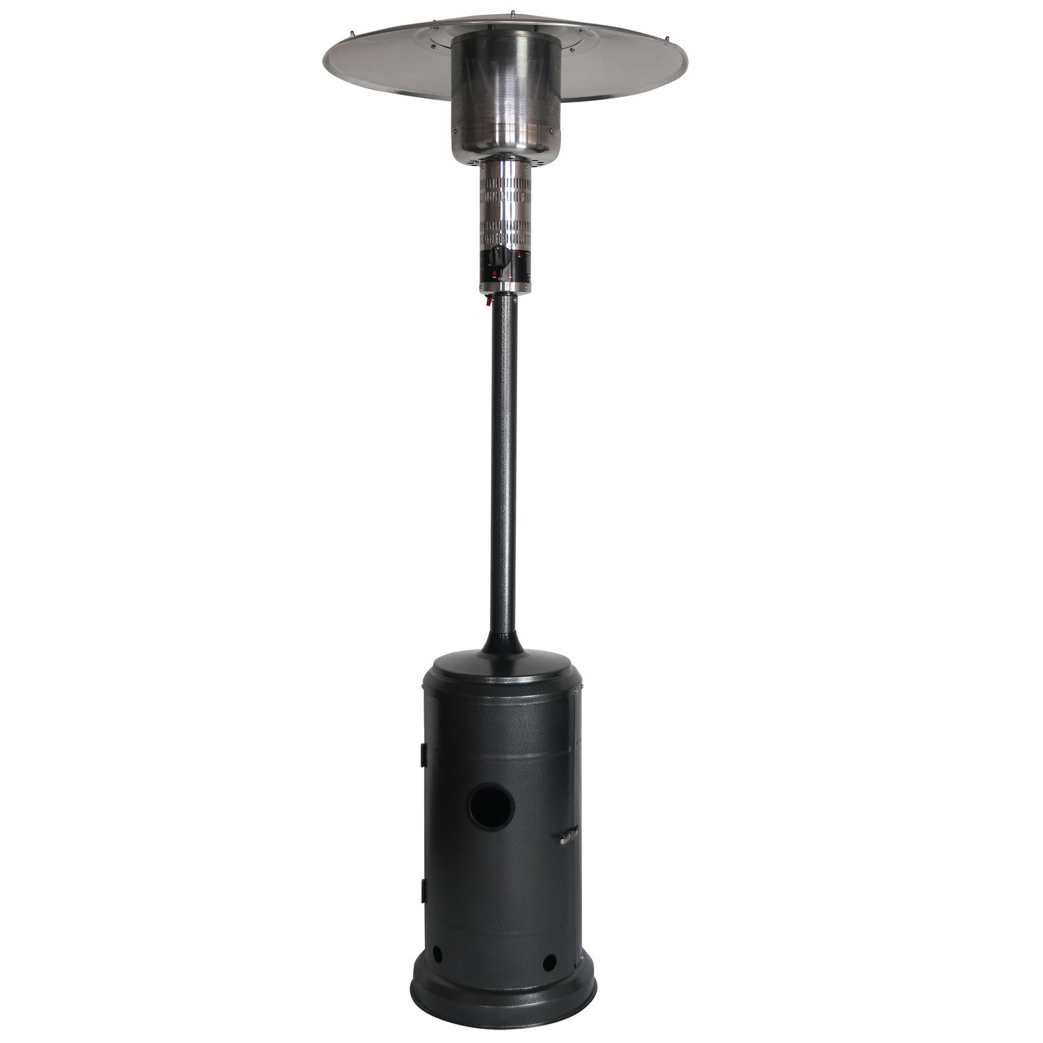 Mushroom Outdoor Gas Patio Heater - Black with Free Cover