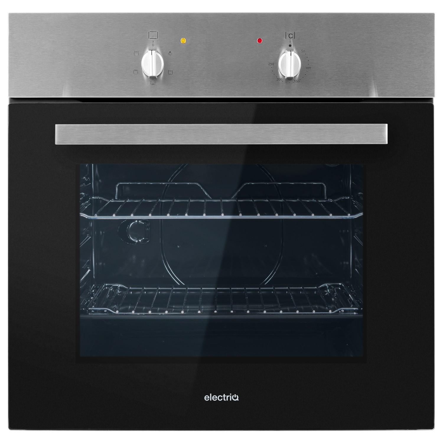 electriQ 60cm 4 Zone Ceramic Hob & 65L Electric Single Oven Pack