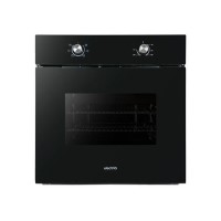 GRADE A2 - electriQ 70 litre 6 Function Built in Electric Static Single Oven in Black  - Supplied with a plug 