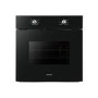 Refurbished electriQ EQOVENM1BLACK 60cm Single Built In Electric Oven Black