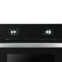 Refurbished electriQ EQOVENM1BLACK 60cm Single Built In Electric Oven Black