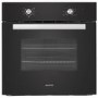 GRADE A1 - electriQ Single Oven and Ceramic Hob Pack - Black