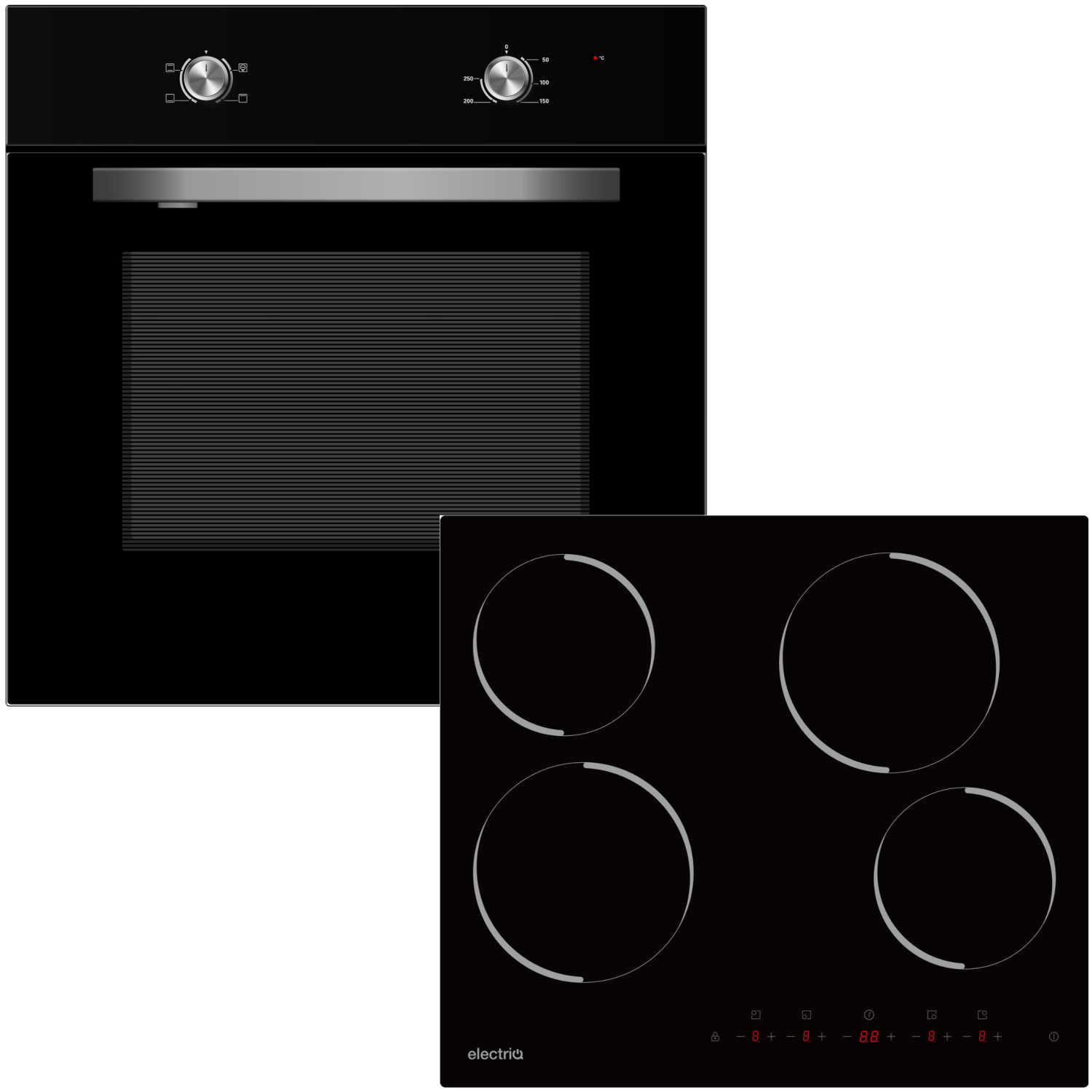 M1 Built Oven Touch Control Ceramic Hob