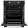 GRADE A1 - electriQ Single Oven and Ceramic Hob Pack - Black
