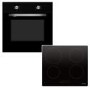 electriQ M1 Built-in Oven with Touch Control Induction Hob - Black