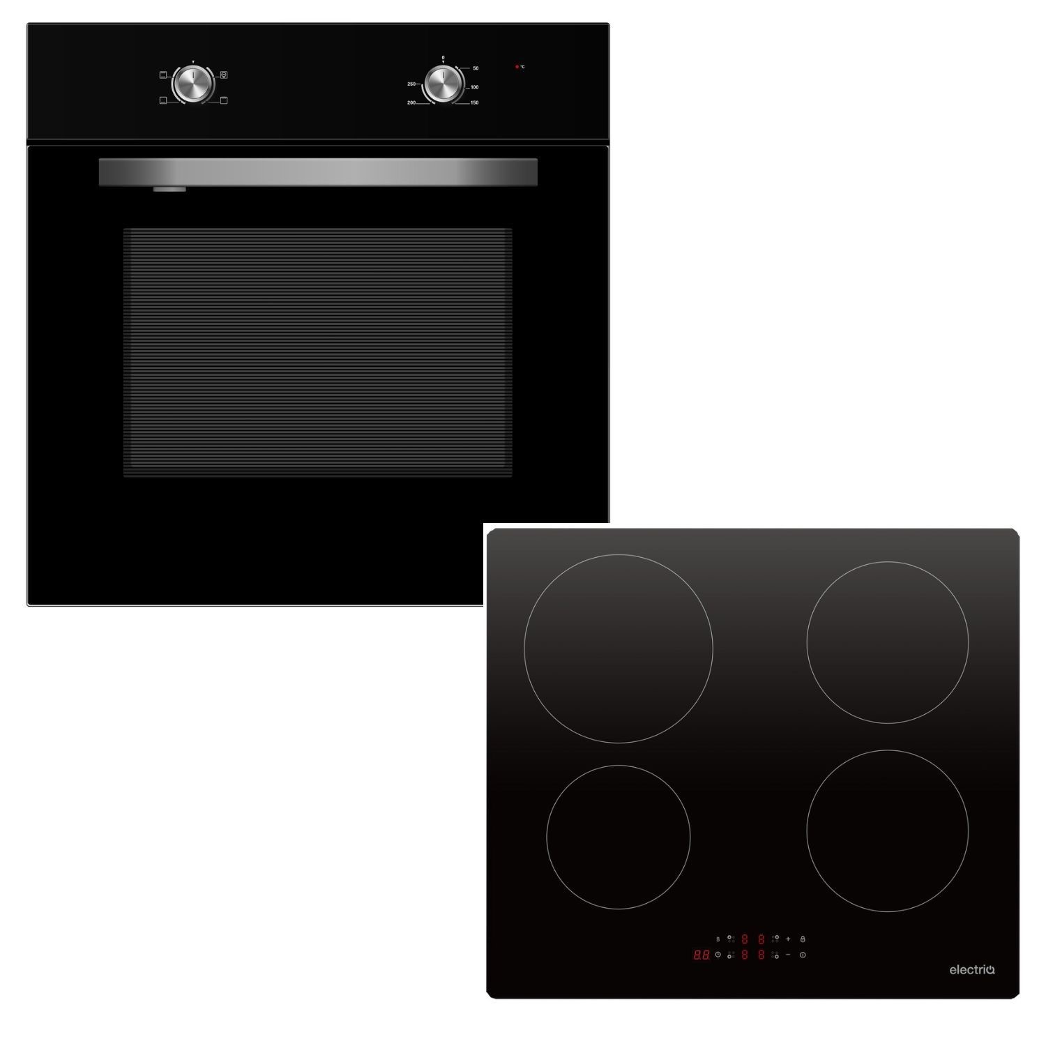 Electriq Single Oven And Induction Hob Pack  65M40M0-IH