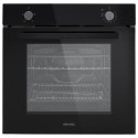 A2/EQOVENM1BLK Refurbished electriQ EQOVENM1BLK 60cm Single Built In Electric Oven Black