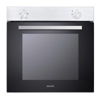 Refurbished electriQ EQOVENM1SS 60cm Single Built In Electric Oven Stainless Steel