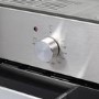Refurbished electriQ EQOVENM1SS 60cm Single Built In Electric Oven Stainless Steel