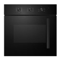 A1/EQOVENM2RBLK Refurbished electriQ EQOVENM2RBLK 60cm Single Built In Electric Oven Black