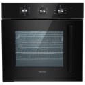 EQOVENM2RBLK electriQ Fan Assisted Single Oven with Side Opening Door - Black