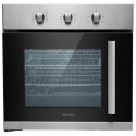 A2/EQOVENM2RSS Refurbished electriQ EQOVENM2RSS 60cm Single Built In Electric Oven with Side Opening Door Stainless Steel