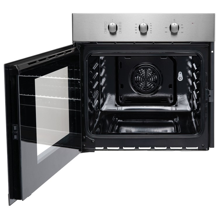 electriQ Fan Assisted Single Oven with Side Opening Door - Stainless Steel