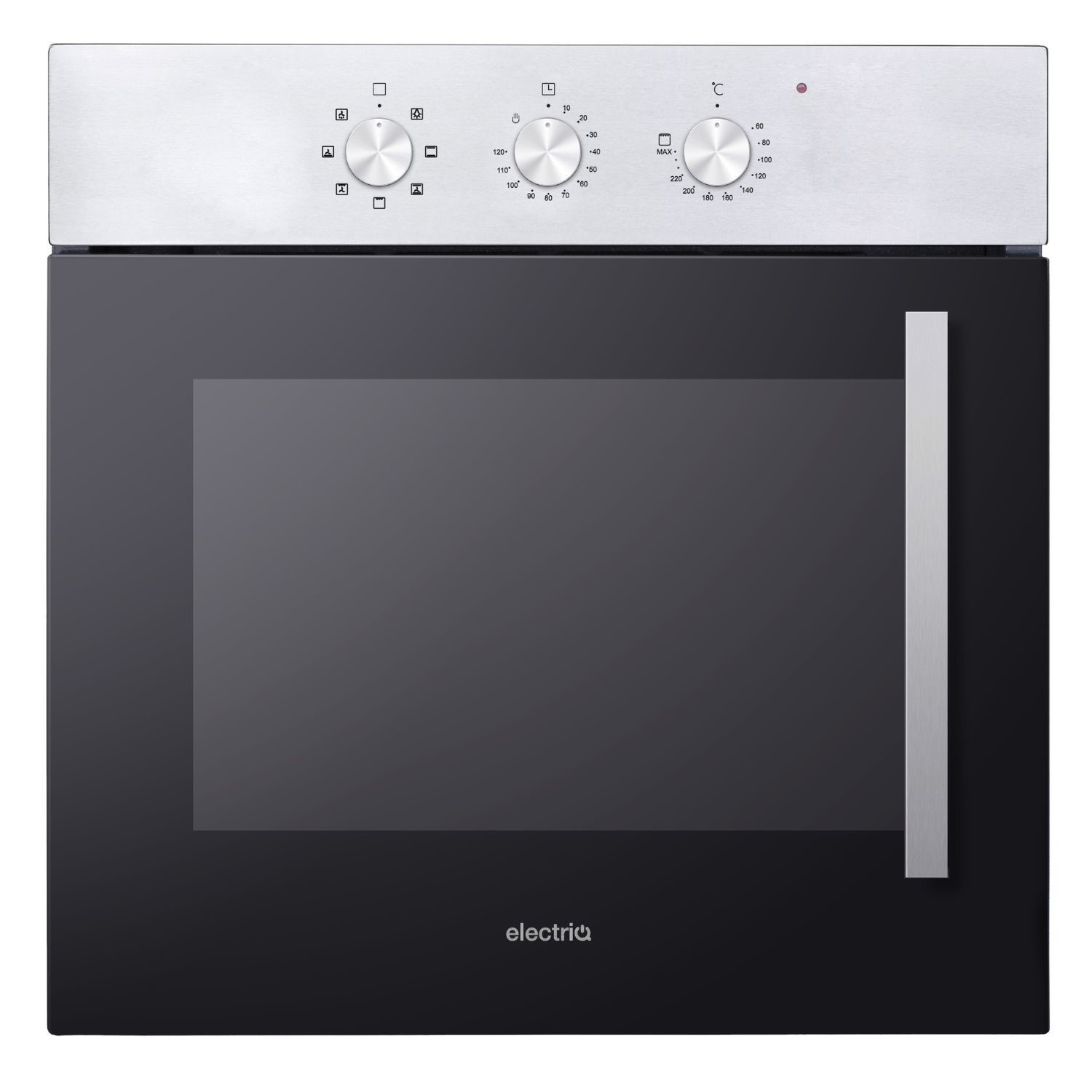 Electric Single Fan Assisted Oven Side Door Stainless Steel