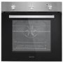 Refurbished electriQ EQOVENM2SS 60cm Single Built In Electric Oven Stainless Steel