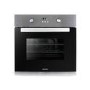 GRADE A3 - electriQ 65 litre 9 Function Full Fan Electric Single Oven Stainless Steel - Supplied with a plug