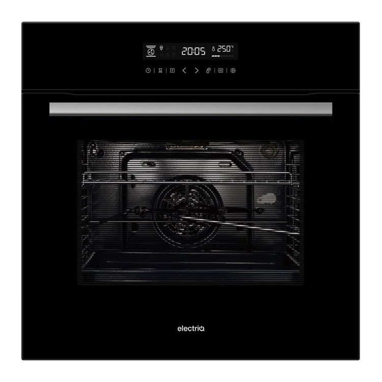 electriQ Electric Touch Screen Single Oven - Black