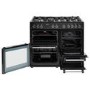 electriQ 100cm Gas Range Cooker – Black