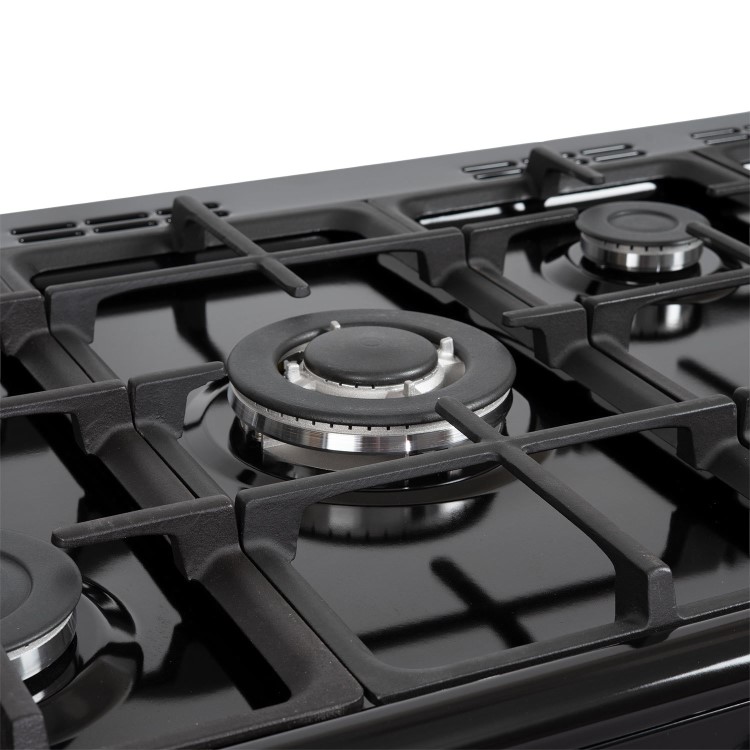 electriQ 100cm Gas Range Cooker – Black